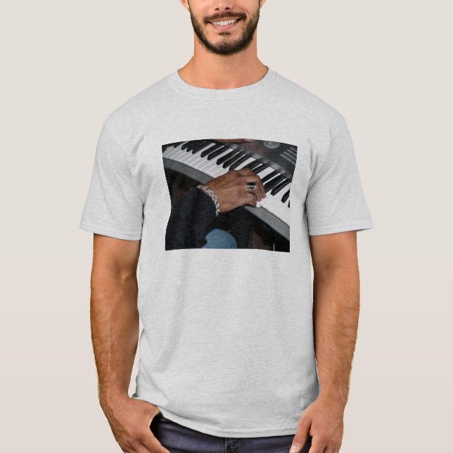 William sätta en klocka på pianoT-tröja T Shirt (Framsida)