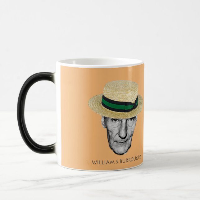 William Seward Burroughs Mugg (Vänster)