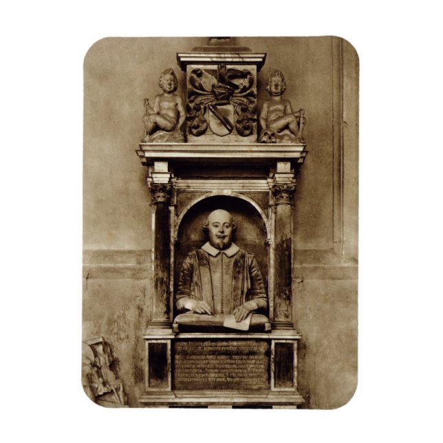 William Shakespeare (1564-1616) och Inscri Magnet (Vertikal)