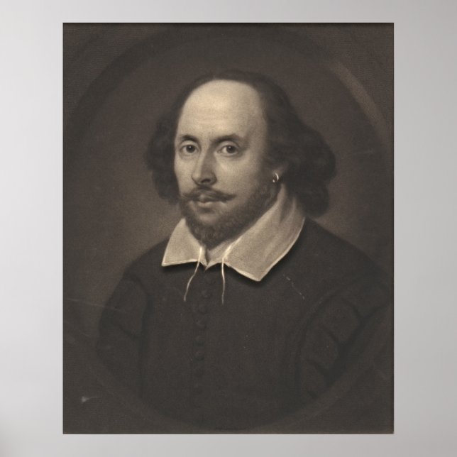 William Shakespeare 1849 Poster (Framsidan)
