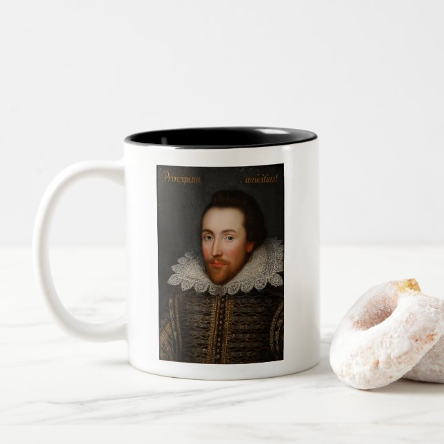 william-shakespeare-62936 Två-Tonad mugg (Med munk)