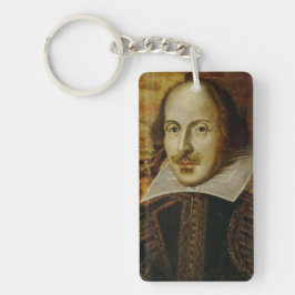 William Shakespeare Acrylic Keychain