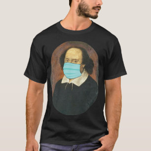 William Shakespeare Ansikte Mask Pullover T Shirt