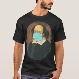 William Shakespeare Ansikte Mask Vaccination Socia T Shirt