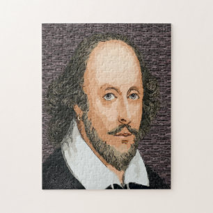 William Shakespeare Ansikte Pussel
