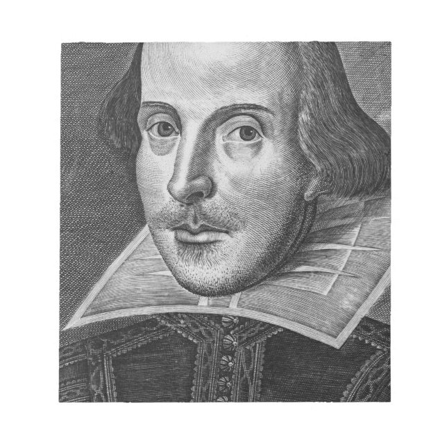 William Shakespeare Anteckningsblock (Framsida)