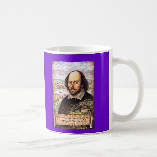William Shakespeare bildmugg Kaffemugg (Höger)