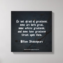 William Shakespeare-citat - Storhet