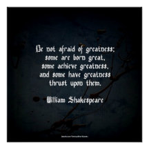William Shakespeare-citat - Storhet