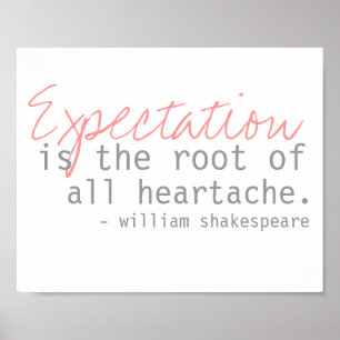 William Shakespeare citationstecken Poster