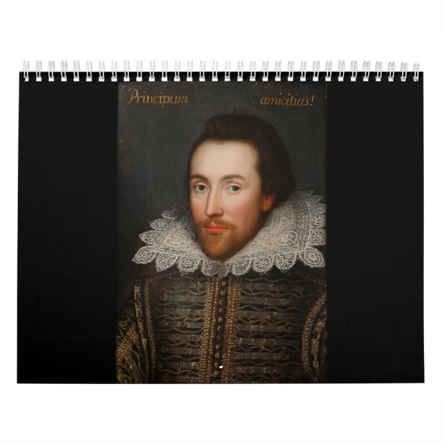 William Shakespeare Cobbe Porträtt circa 1610 Kalender (Omslag)