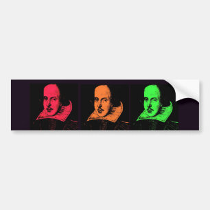 William Shakespeare Collage Bildekal