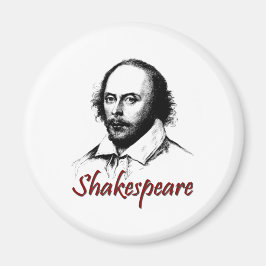William Shakespeare Etching Magnet
