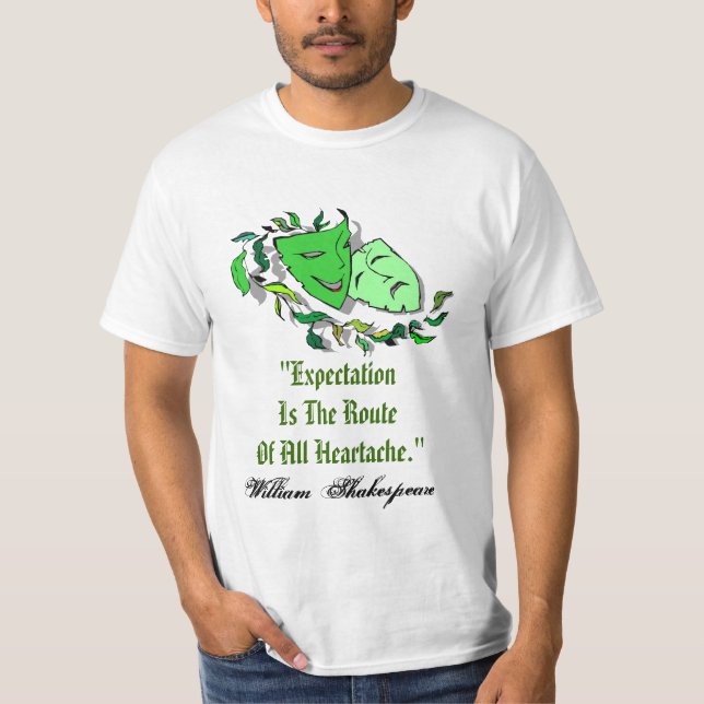 William Shakespeare fäller ned din Tee Shirt (Framsida)