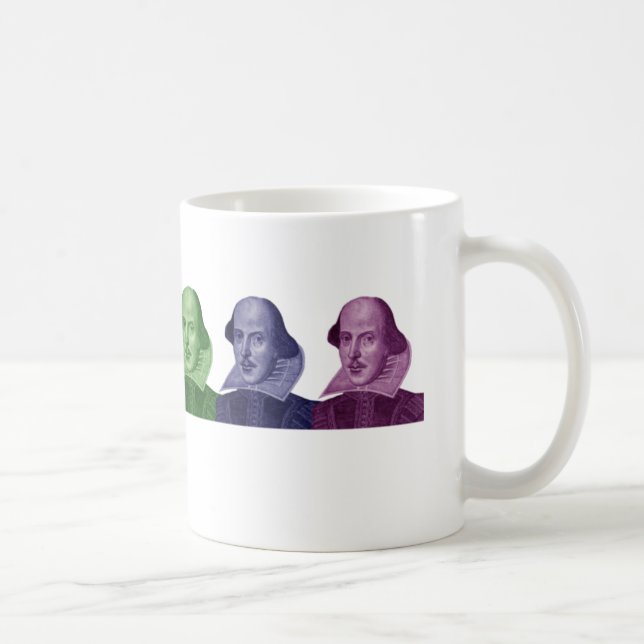 William Shakespeare färgmugg!! Kaffemugg (Höger)