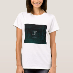 William Shakespeare Glöm och förlåt citat T-shirt