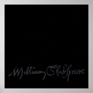 William Shakespeare häfte Poster