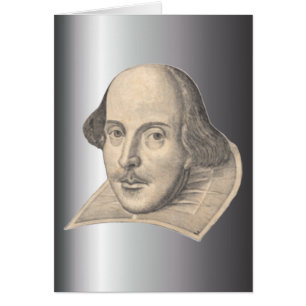 William Shakespeare Hälsningskort