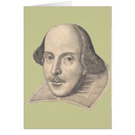 William Shakespeare Hälsningskort