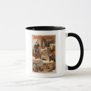 William Shakespeare "Hamlet" Theatreaffisch Mugg