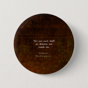 William Shakespeare inspirational Dream Quote Knapp