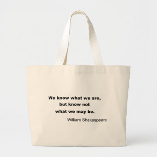 William Shakespeare inspirera citationstecken Jumbo Tygkasse