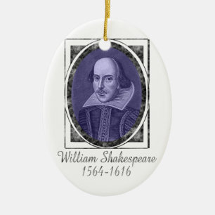 William Shakespeare Julgransprydnad Keramik