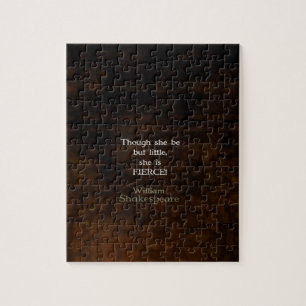 William Shakespeare Little and Brerce Quotation Pussel