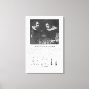 William Shakespeare och Ben Jonson Canvastryck