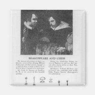 William Shakespeare och Ben Jonson Magnet