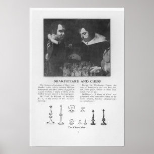 William Shakespeare och Ben Jonson Poster