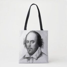 William Shakespeare Polyester Tote Tygkasse