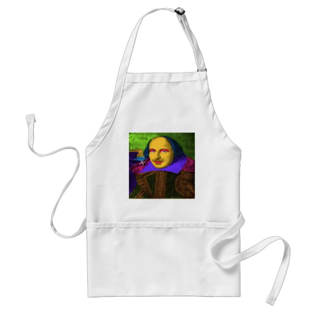 William Shakespeare Pop Art Förkläde (Framsidan)