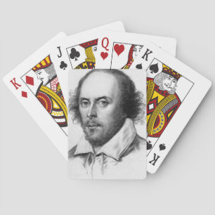 William Shakespeare Porträtt Cards Spel Kort
