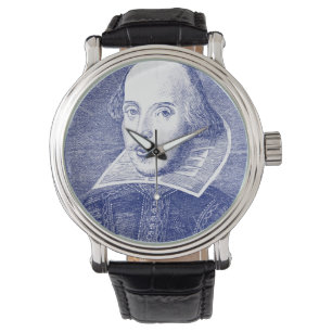 William Shakespeare Porträtt First Folio Armbandsur