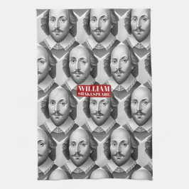 William Shakespeare porträtt Hamlet illustration Kökshandduk