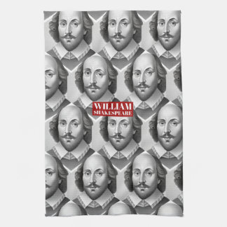 William Shakespeare porträtt Hamlet illustration Kökshandduk