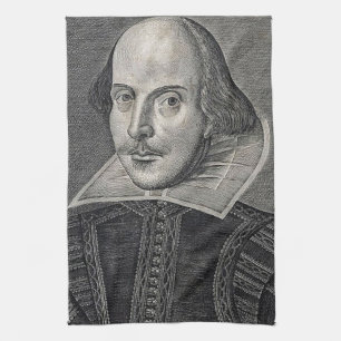 William Shakespeare porträtt Kökshandduk