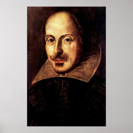 William Shakespeare Porträtt Poster