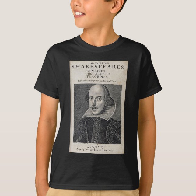 William Shakespeare Porträtt Tee (Framsida)