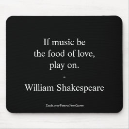William Shakespeare Quote Kärlek Musmatta