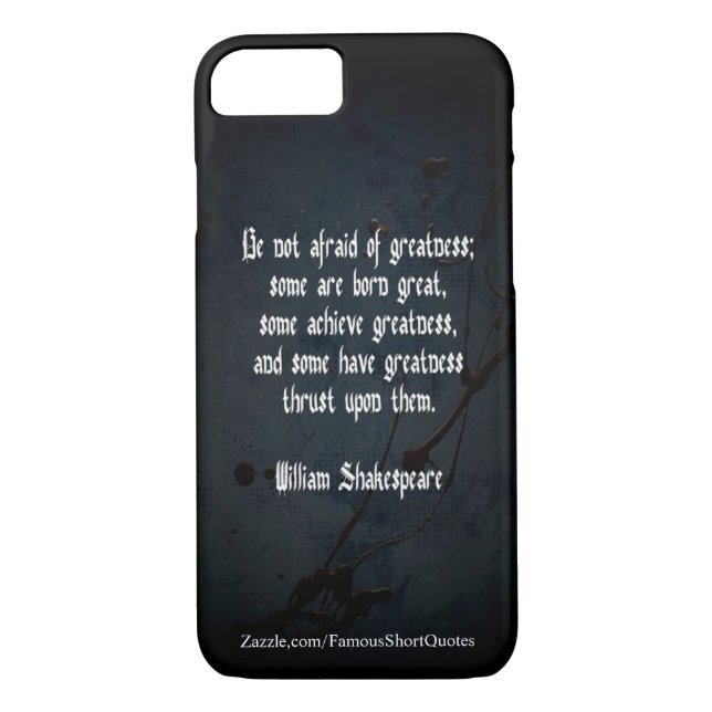 William Shakespeare Quote - Viktighet Case-Mate iPhone Skal (Baksida)