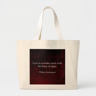 William Shakespeare Romeo och Juliet KÄRLEK Quote Jumbo Tygkasse