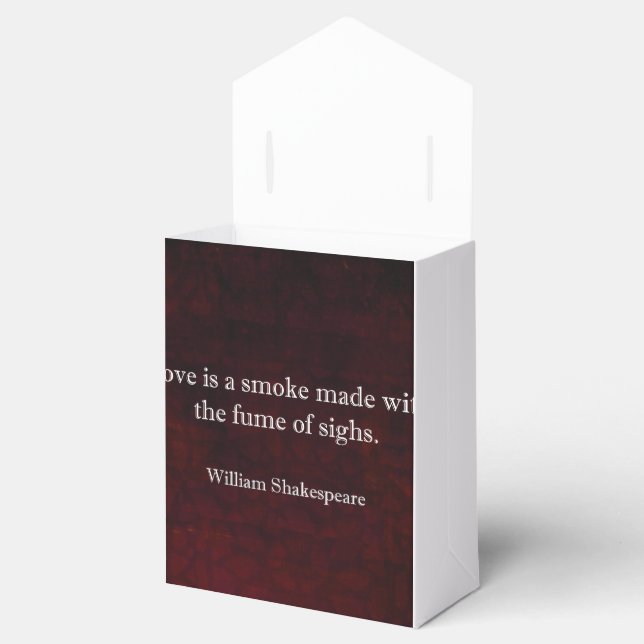 William Shakespeare Romeo och Juliet KÄRLEK Quote Presentaskar (Öppnad)