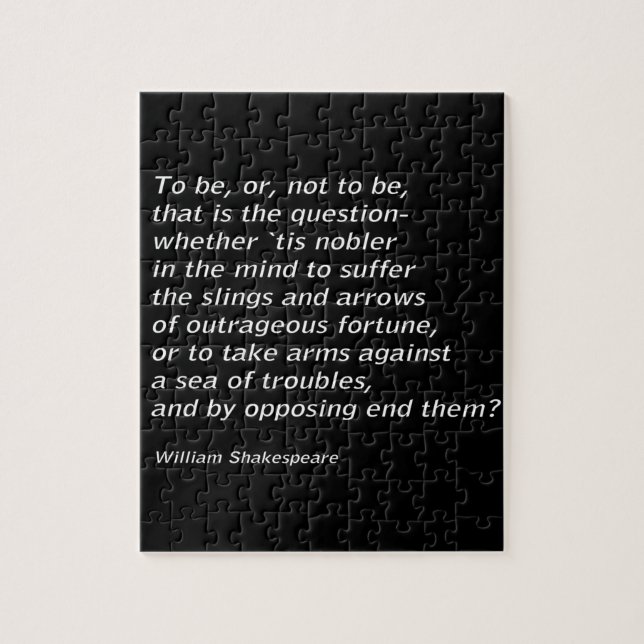 William Shakespeare`s `Hamlet` Pussel (Vertikal)