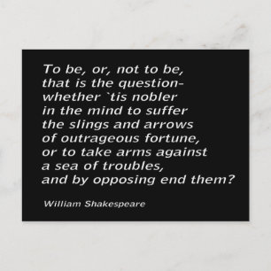 William Shakespeare`s `Hamlet` Vykort