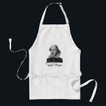 William Shakespeare ska driver Förkläde<br><div class="desc">Vårt förkroppsligar är vår trädgårdro som våra wills är gardenerss.",   Underbar gåva eller tshirt för Shakespeare eller theatrefläktar överallt!</div>