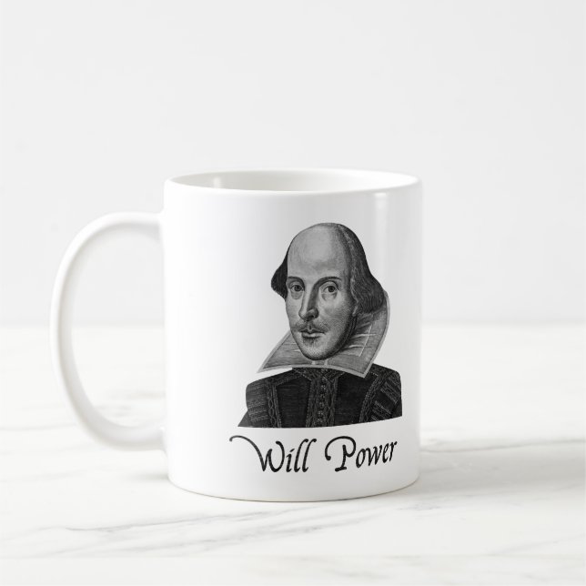 William Shakespeare ska driver Kaffemugg (Vänster)