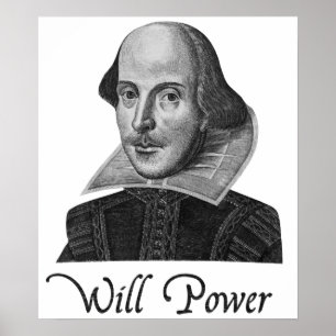 William Shakespeare ska driver Poster