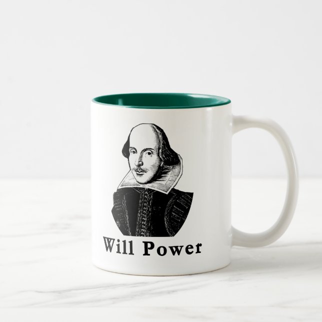 William Shakespeare SKA DRIVER Tshirts Två-Tonad Mugg (Höger)